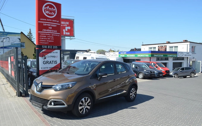 Renault Captur cena 44500 przebieg: 157560, rok produkcji 2017 z Kraśnik małe 106